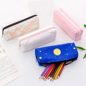 Large Capacity Pencil Case School Supplier Cute Pencil Bag Student Customized Canvas Pencil Case