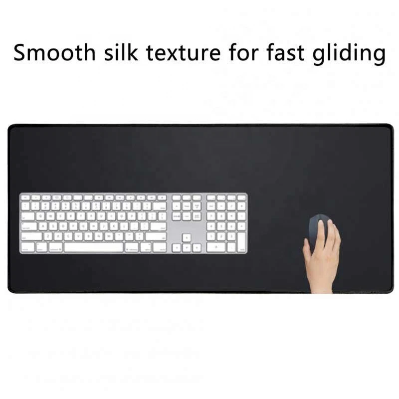 Large keyboard mat gaming mouse pad XXL black mousepad for CS