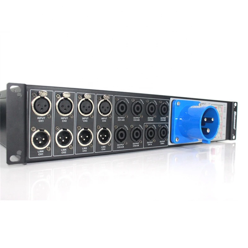 LAS4+8 audio power supply distribution controller distro box