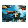 Latest Bright Wall Hanging Sailboat Pop Art Abstract boat Oil Painting