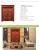 Import latest design wooden door interior/ exterior bolection teak wood door double solid wooden door from China