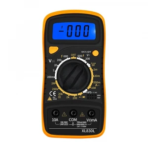 LCD backlight display XL830L smart multimeter digital measure voltage current resistance with data retention function