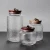 Import Lead-free crystal glass storage jar with wooden lid from China