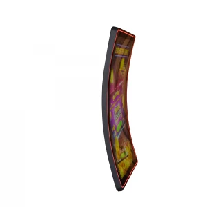 LED Light Bezel 43 Inch 3840*2160 C curved Touch Screen Lcd monitor for casino slot machines