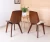 Import Leisure coffee chair leather cushion restaurant wood dining chair from China