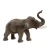 Import Life-size elephant polyresin statue for decoration OEM educational elephant animals vinyl toys for kids from China