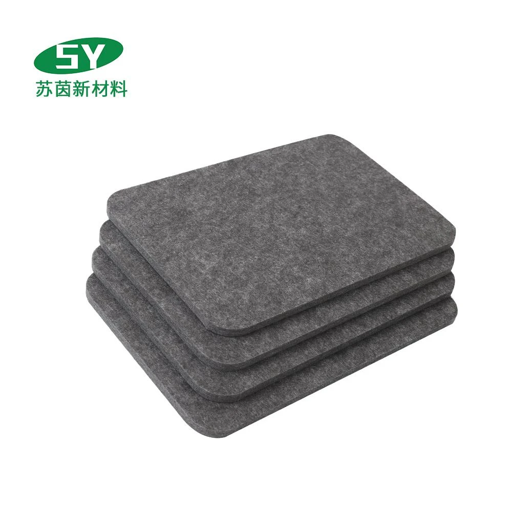 Light Weight Colorful Soundproof Material Fabric Fiber Acoustic Panel