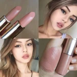 Lipstick Milk Tea Bean Paste Matte Mist Velvet Womens Double Head Grey  Color Series lipstick mud korean