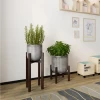 Living room decoration wooden plant stand outdoor adjustable modern indoor flower pot stand