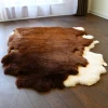Long Hair Brown Color Sheep Skin Rug Animal Fur Carpets Natural Australian Wool Rugs