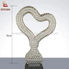 Love Shape Crystal Centerpieces wedding Table Decorations