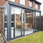 low e tempered insulating glass aluminium outdoor garden houses sunroom panels
