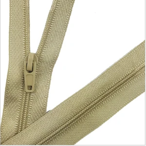Low Price Transparent pvc/nylon Zipper for bag