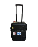 Luggage pulse fiber laser cleaning machine for oil rust remover 200w iron rust removal equipment for graffiti
