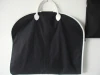 Luxury Deluxe Cotton Men Garment Bag for suits with leather handle