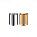 Luxury Gold Shampoo Press Bottle Cap 24/415 top cap lotion bottle twist cosmetic packaging plastic cover plastic lid