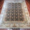 Luxury Hand Made Persian Design Pure Silk Carpet Chinese Made Hand Knotted Silk Rugs Home Carpet
