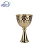 luxury metal gold silver brass floor flower vases for weddings table centerpiece
