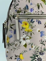 Luxury PU printing flowers womens other school student kid travel hiking backpacks bags mochila