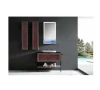 Luxury Solid Oak and Stainless Steel Bthroom Furniture Bathroom Cabinet  For Bathroom Decoration