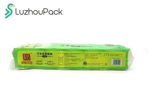 LuzhouPack ECRU Bathroom tissue 3 ply 120g bamboo toilet paper toilet tissue paper custom jumbo roll recycled tissues