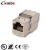 Import LY-KJ6A-16 RJ45 Toolless Type, 180Degree Cat7 FTP Zinc Alloy Module keystone jack cat6A faceplate from China
