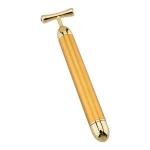 Magnet Beauty Device 24k Gold Vibration Energy Beauty Bar For Slim Face