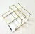 Import Manufacturer Wholesale Acrylic Desk Organizer Gold edges Stationery Set from China