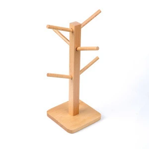Manufacturers supply solid wood creative jewelry rack