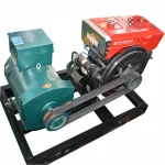 manufactures 220v 3 phase 60HZ 15kw single cylinder diesel generator with automatic start and factory price