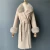 Import Mao Mao Fur Hot Sale Double Faced Winter Jacket Belted Real Fox Fur Collar Ladies mongolian cashmere coat from China