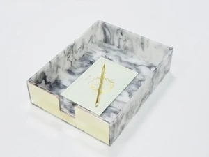 Marble acrylic letter tray paper envelope organizers new design promotion