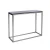 Marble wrought iron wood console table