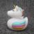 Import March Expo Festival PVC unicorn lined up in the new floating water doll cute environmentally friendly style custom bath duck from China