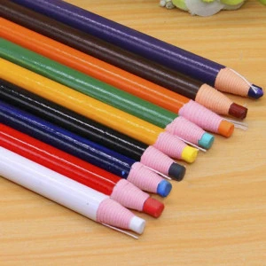 Markers Pencils BeeSpring 12PCS Peel Off Markers Pencils Crayons Chinagraph Grease Wax Pencil for Glass Cellophane Cloth  Metal