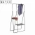 Import Mayco Stand Clothing Garment Rack Coat Organizer Storage Shelving Unit Entryway Storage Shelf with 2-Tier Metal Shelf from China