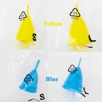 Medical Silicone Lady Menstruation Cup Comfortable Woman Period Menstrual Cups