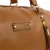 Import Medium Size custom Brown PU Bowling Bag with 2 vertical zip pockets in front from China