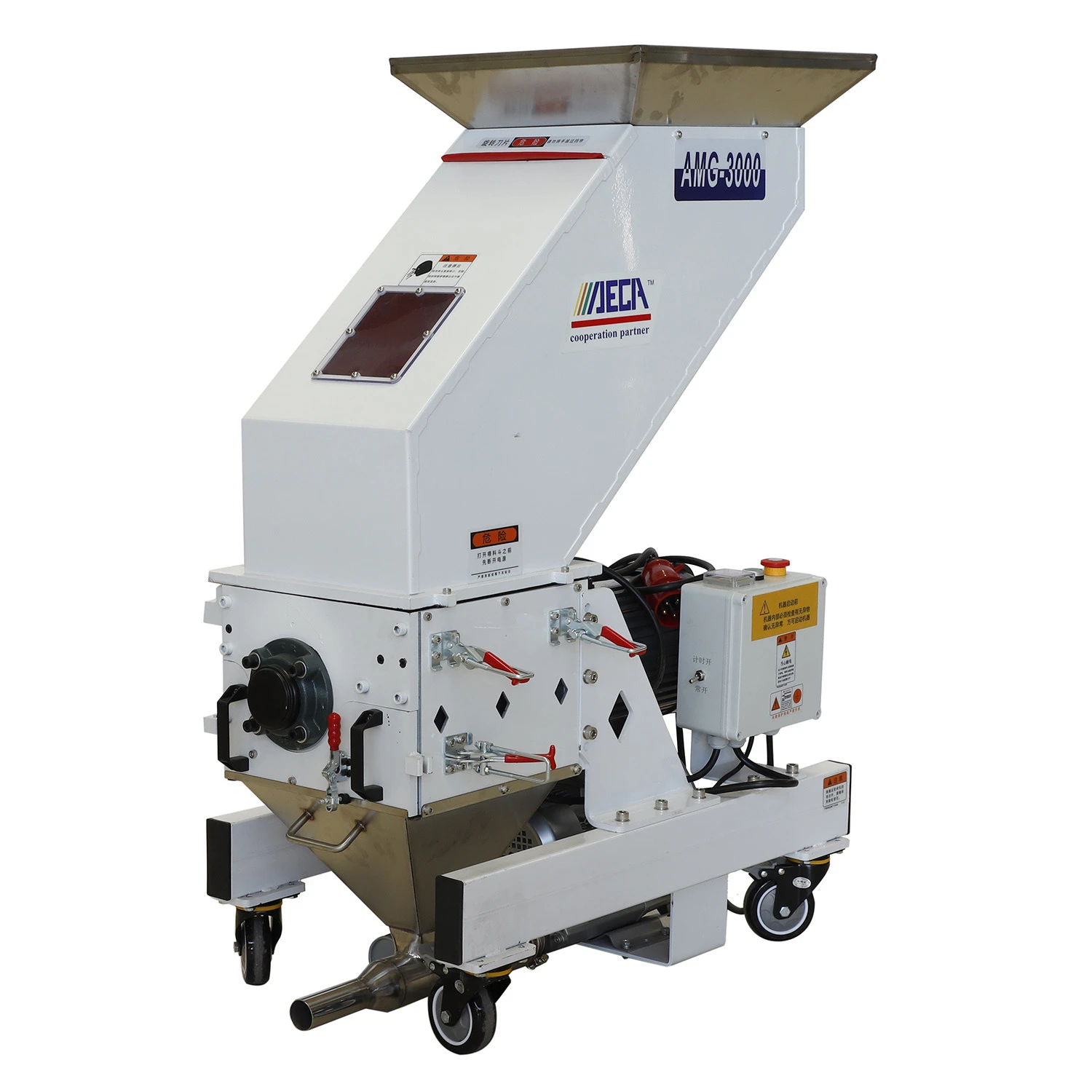 Medium speed  Low speed small size plastic crusher low noise little dust Recycling Plastic Granulating Machine