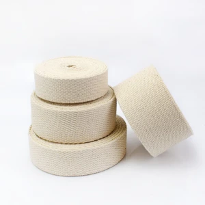 Meetee AP320 Cotton Webbing Bag Strap Canvas Polyester Webbing Ribbon Backpack Belt Binding Tape DIY Sewing Decor Accessories
