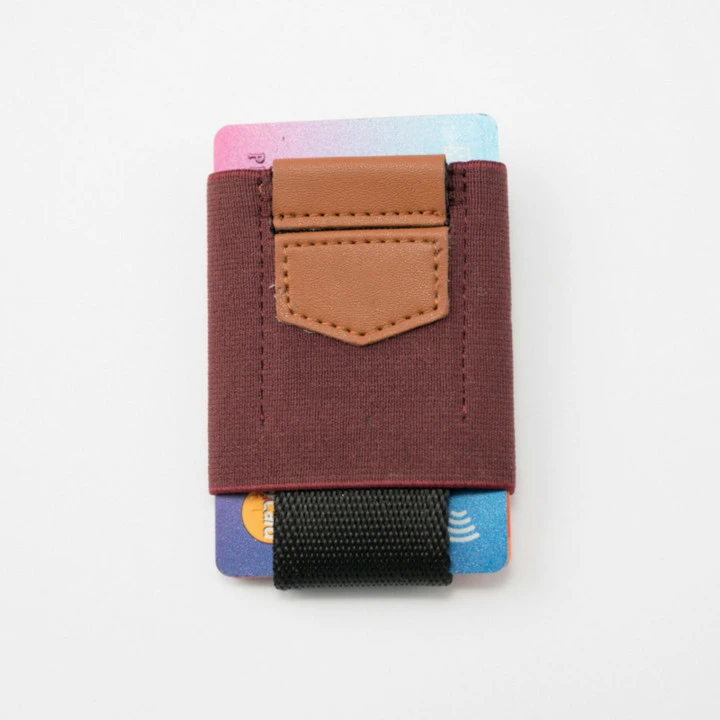 Mens Wallet Slim Minimalist Small Thin Smart Card Holder Custom Leather Wallet