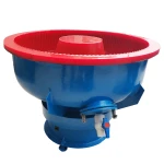 Metal alloy rotary tumble deburring vibratory polishing machine