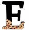 Metal Monogram Letter (E)Wine Cork Holder