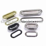 Metal Oblong Eyelets, Suitable for Golf Bags, Garments and Hats