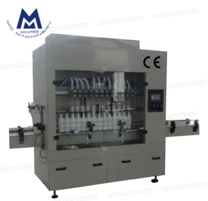 MIC-ZF12 12 heads antiseptic bleach filling machine with plastic material contacting part
