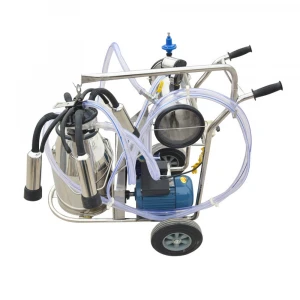 Milk Electric Piston Vacuum Pump Milking Machine For Goats and Cows Bucket