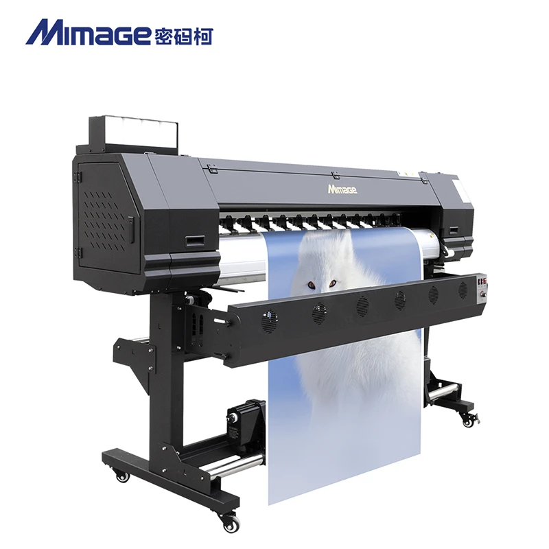 Mimage 1.9m wide format printer sticker vinyl printing machine DX5 XP600 head 1440dpi