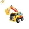Mini world popular childrens electric taxi simulation plastic toy excavator construction vehicles