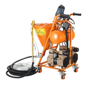 Mixed concrete gunning lime plaster motorized concrete spraying machine for sale