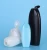 Import 100ML/400ML/800ML Matte Black Shampoo Bottle With Flip Cap Custom Body Lotion Bottle Cosmetic Bottles from China